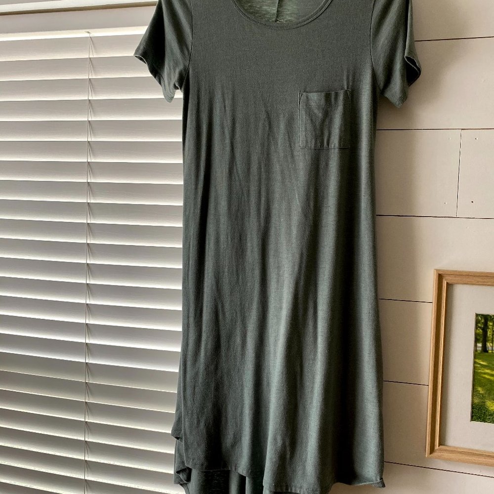 LulaRoe Carly Sage Green